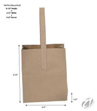 ZT Packaging 1/2 Peck Apple Picking Bag QTY 500 6.75" x 4.25" x 8.125"