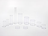 2" x 4" Clear Round Acetate Cylinders