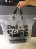 21” x 15” x 10” Takeout Peel & Seal Tamper Evident Deliver Safe Bag