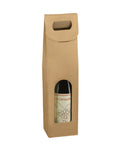 1 Bottle Carrier - 3.5" x 3.5" x 15" Italian Gift Wine Boxes