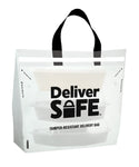 21” x 15” x 10” Takeout Peel & Seal Tamper Evident Deliver Safe Bag